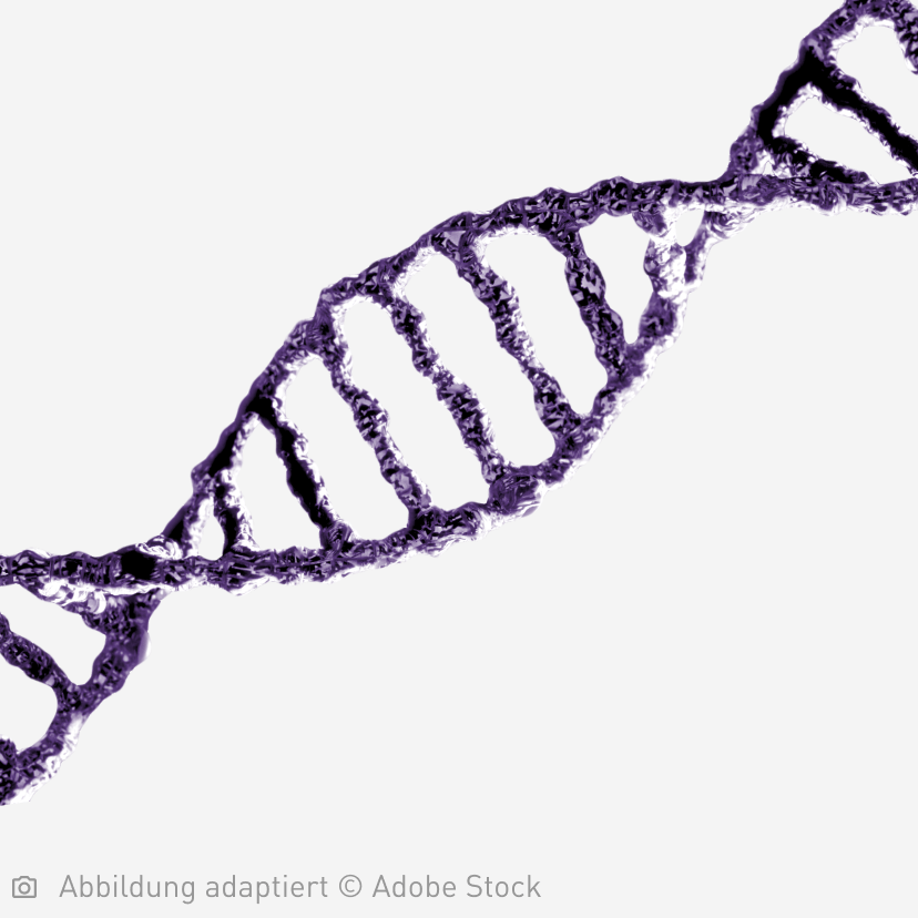 Abbildung eines DNA-Doppelstrangs: Die Ursachenforschung entschlüsselt genetische Mutationen.